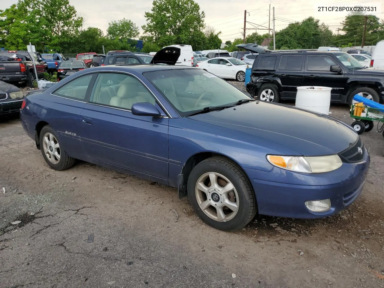 1999 Toyota Camry Solara Se VIN: 2T1CF28P0XC207531 Lot: 63361164