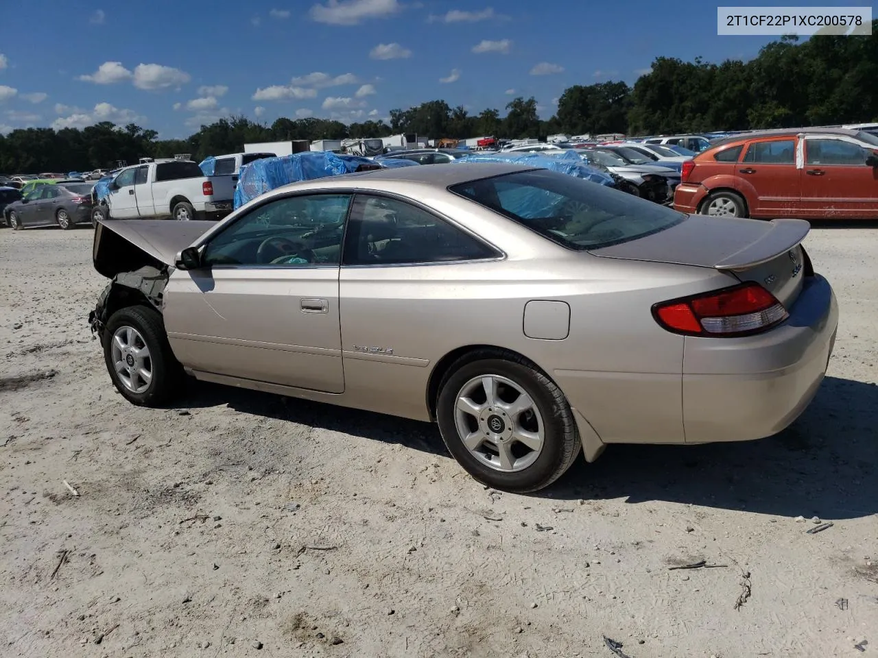 1999 Toyota Camry Solara Se VIN: 2T1CF22P1XC200578 Lot: 72521594