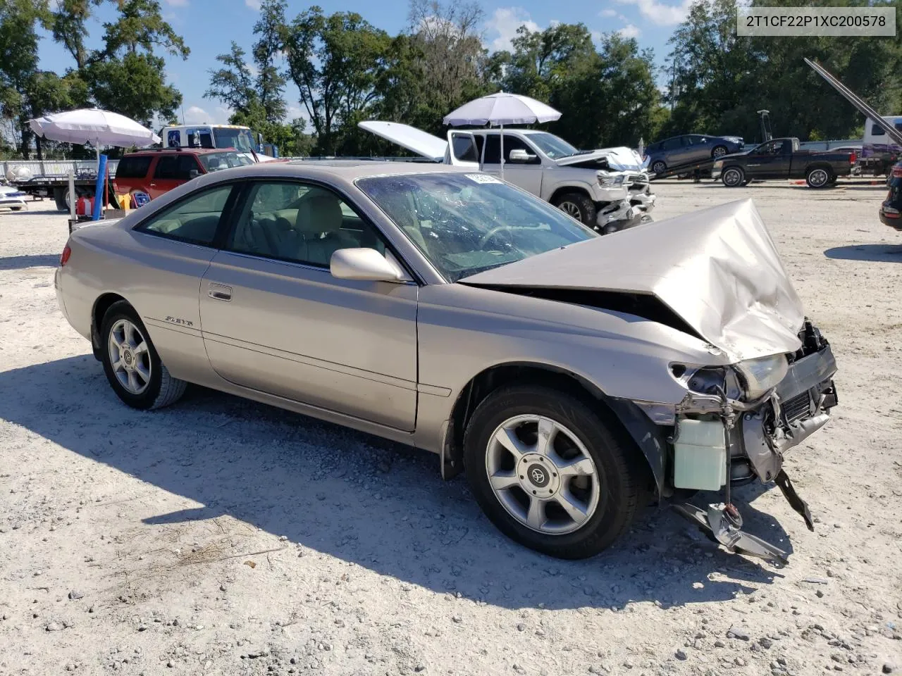 1999 Toyota Camry Solara Se VIN: 2T1CF22P1XC200578 Lot: 72521594