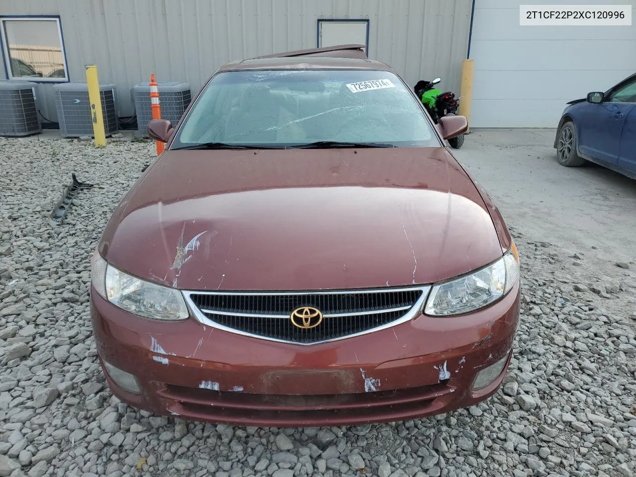 1999 Toyota Camry Solara Se VIN: 2T1CF22P2XC120996 Lot: 72567974