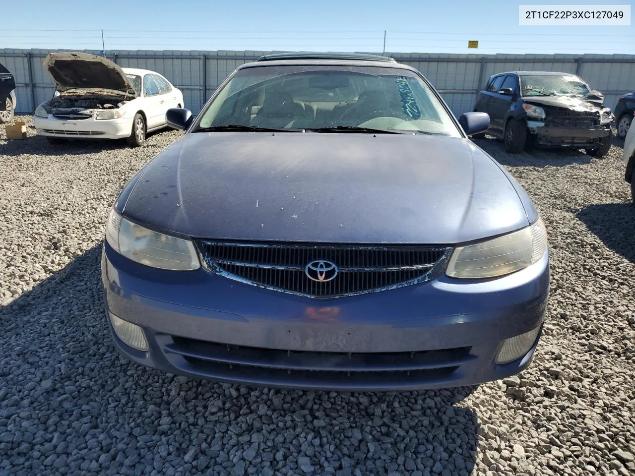 1999 Toyota Camry Solara Se VIN: 2T1CF22P3XC127049 Lot: 72990984