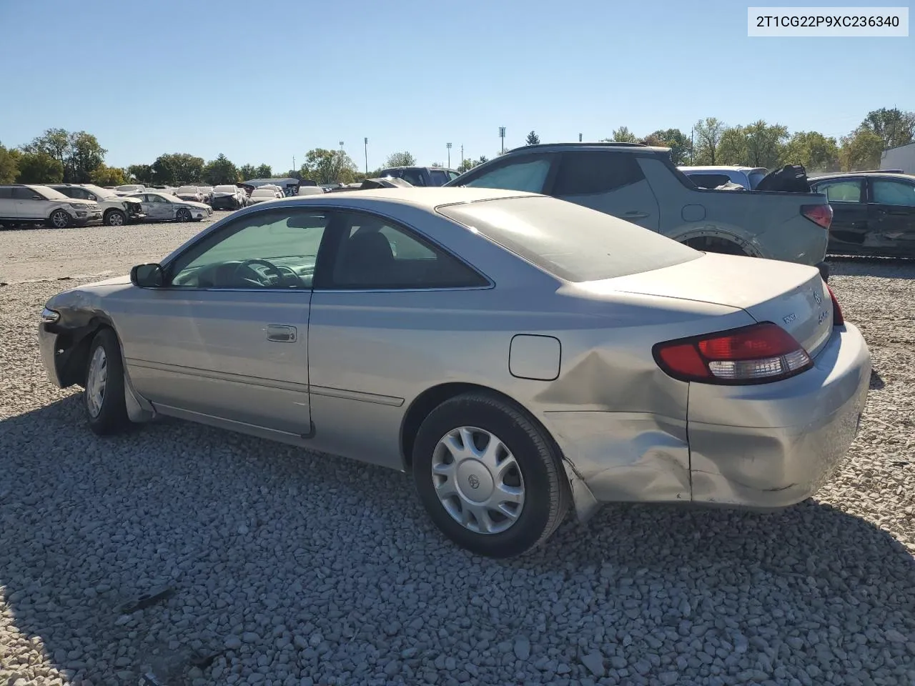 1999 Toyota Camry Solara Se VIN: 2T1CG22P9XC236340 Lot: 75383194