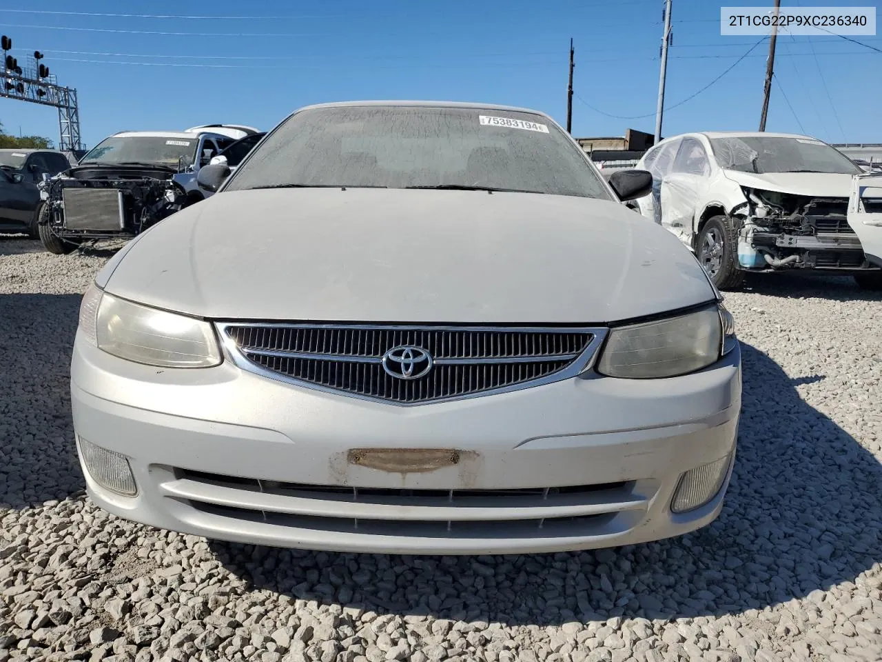 1999 Toyota Camry Solara Se VIN: 2T1CG22P9XC236340 Lot: 75383194