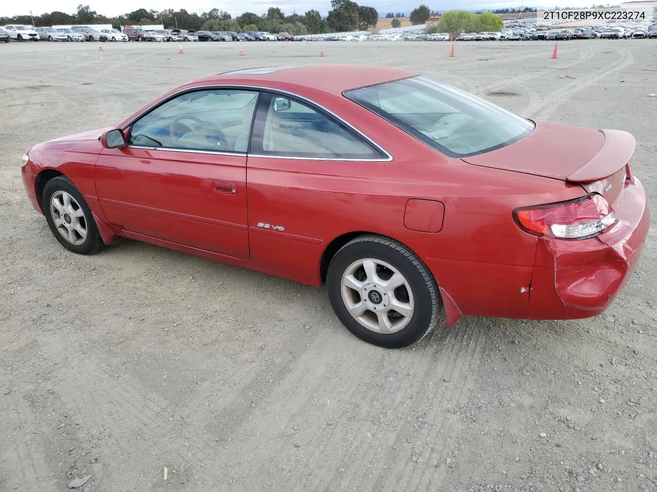 1999 Toyota Camry Solara Se VIN: 2T1CF28P9XC223274 Lot: 75936714