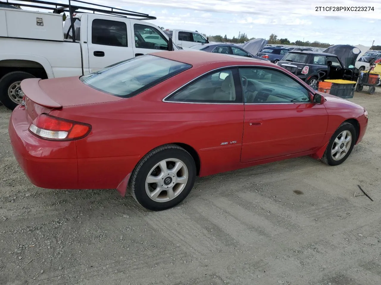 1999 Toyota Camry Solara Se VIN: 2T1CF28P9XC223274 Lot: 75936714