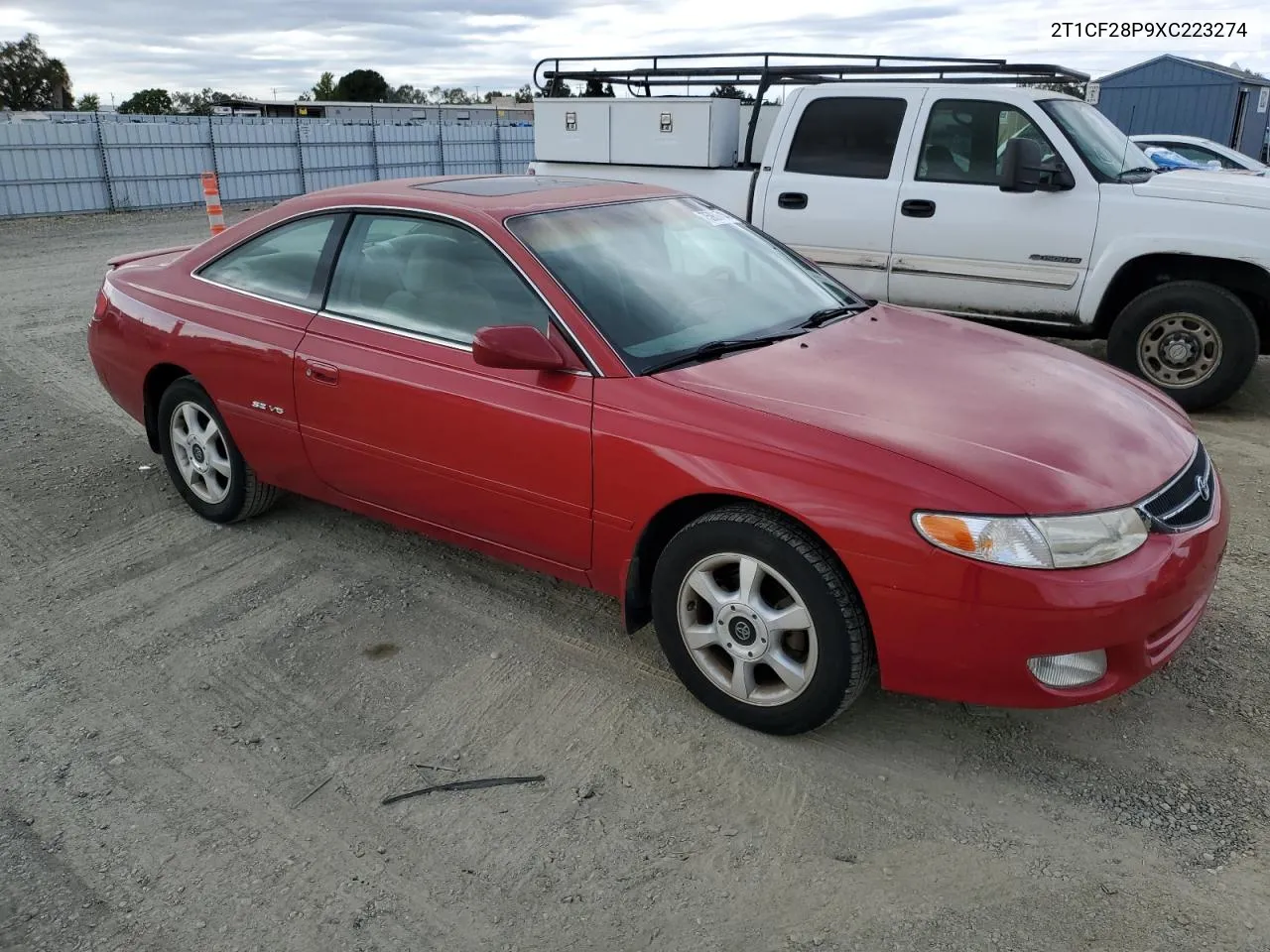 1999 Toyota Camry Solara Se VIN: 2T1CF28P9XC223274 Lot: 75936714