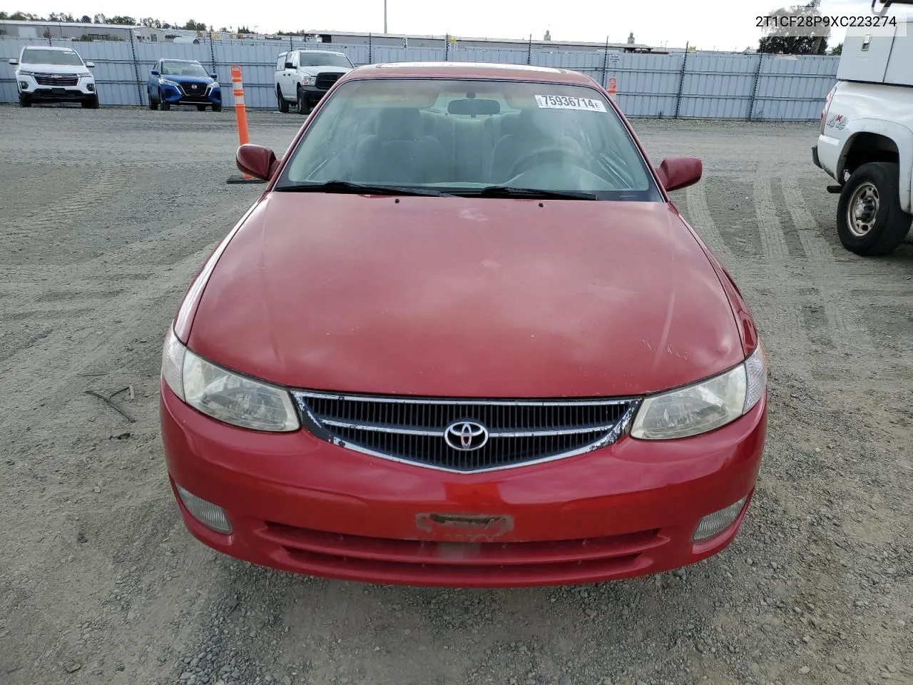 1999 Toyota Camry Solara Se VIN: 2T1CF28P9XC223274 Lot: 75936714