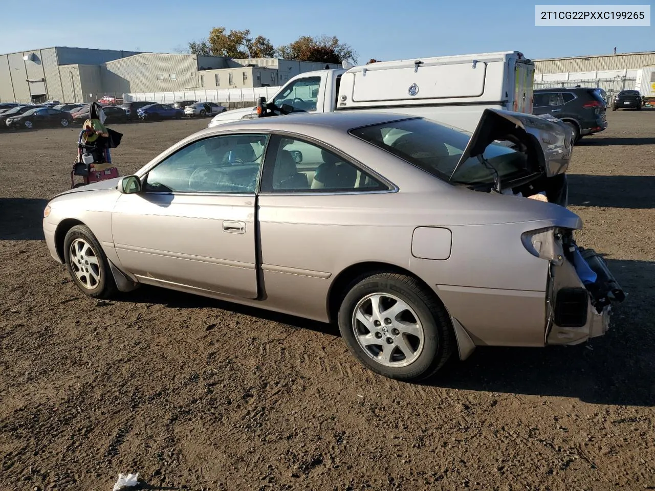 1999 Toyota Camry Solara Se VIN: 2T1CG22PXXC199265 Lot: 76634414