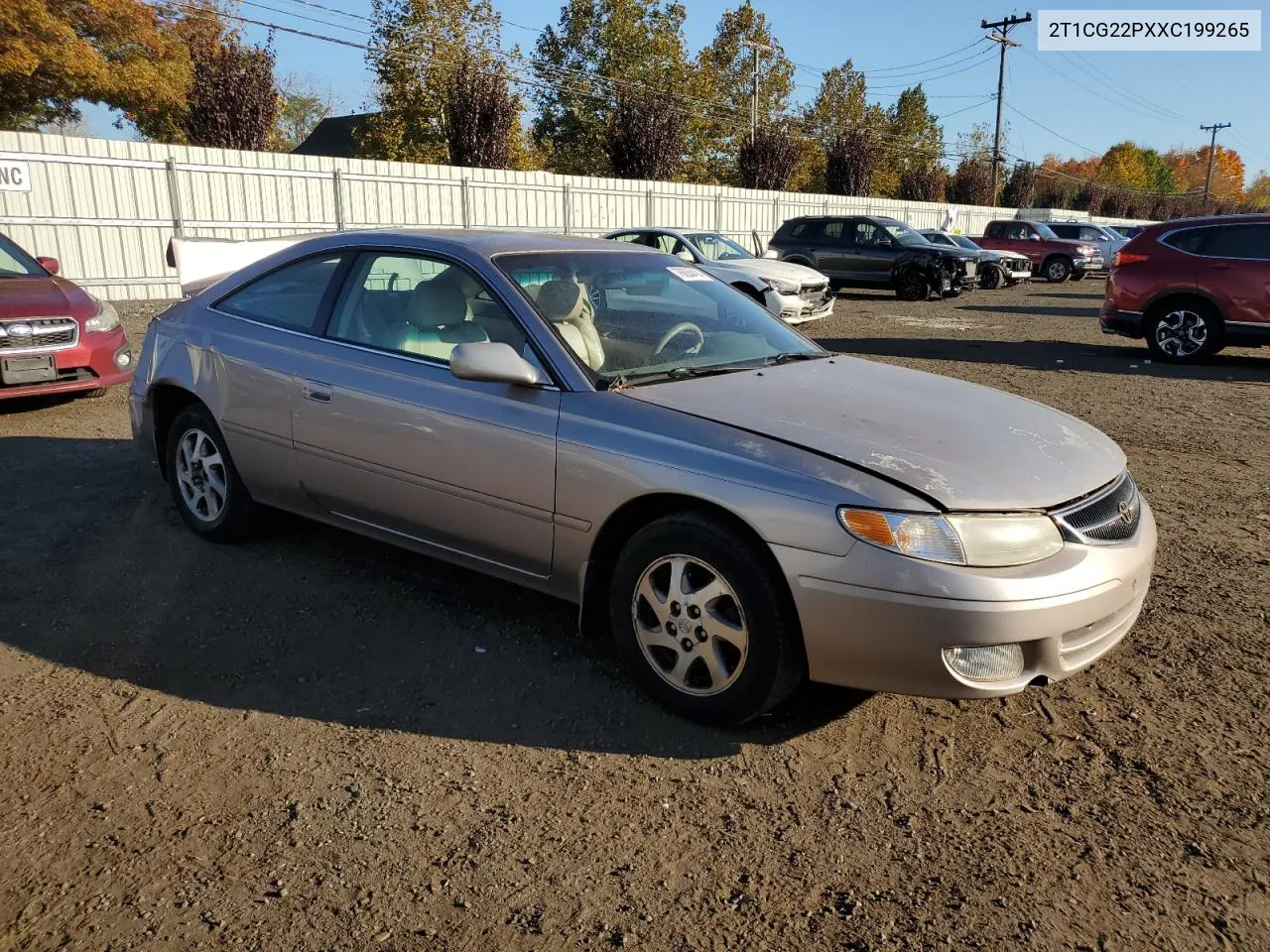 1999 Toyota Camry Solara Se VIN: 2T1CG22PXXC199265 Lot: 76634414