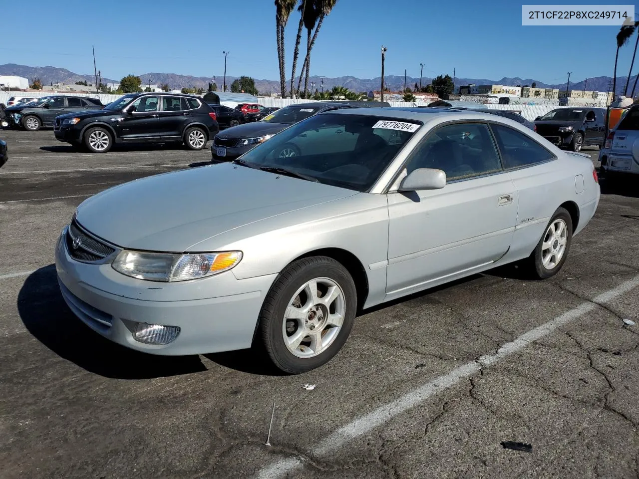 1999 Toyota Camry Solara Se VIN: 2T1CF22P8XC249714 Lot: 79776204