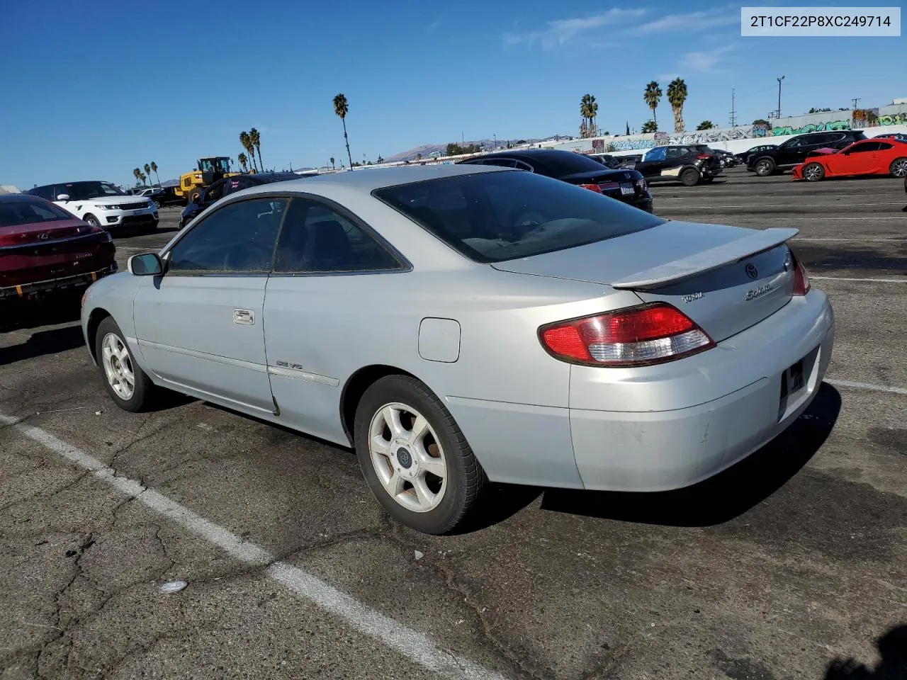 1999 Toyota Camry Solara Se VIN: 2T1CF22P8XC249714 Lot: 79776204