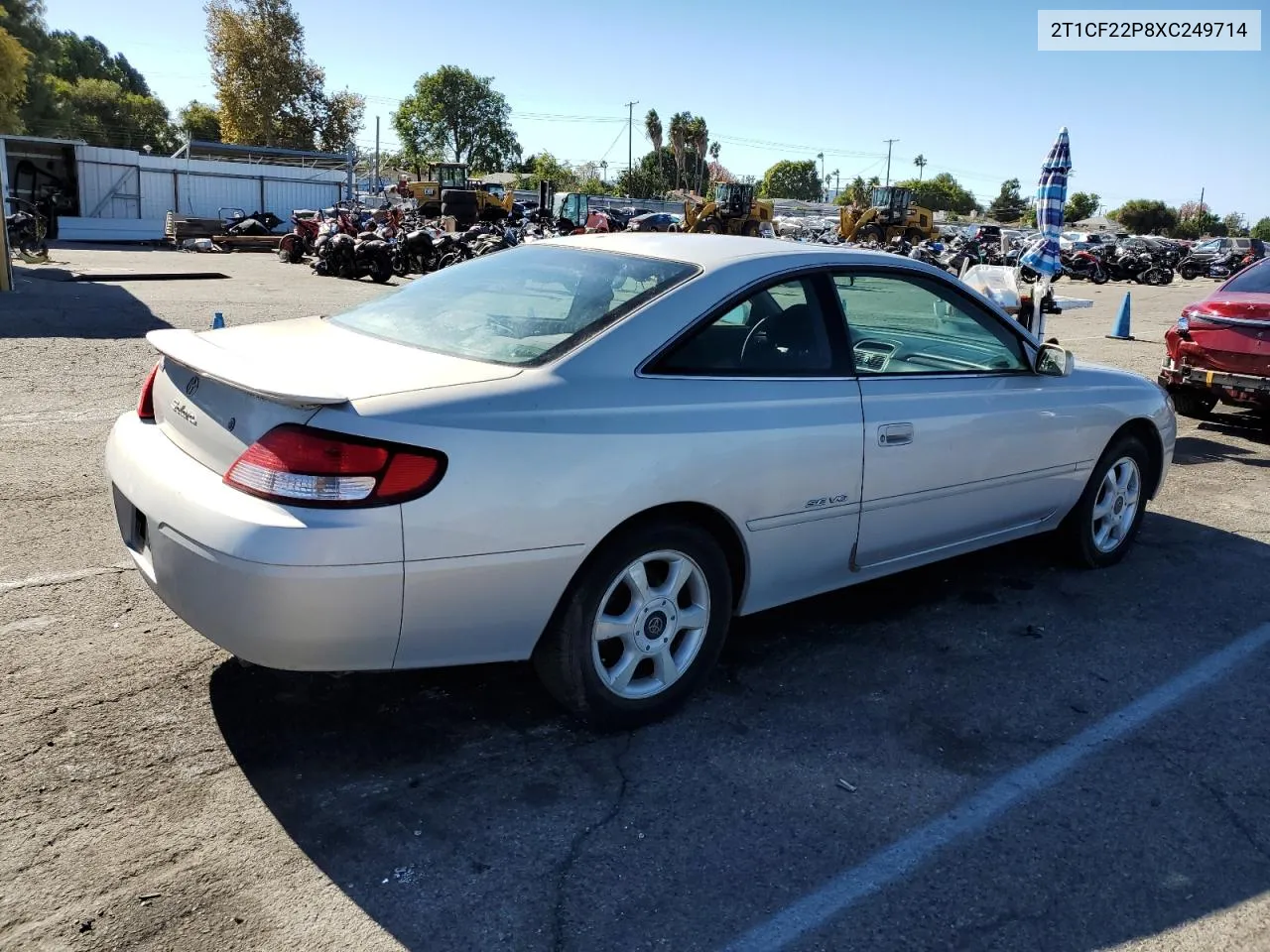 1999 Toyota Camry Solara Se VIN: 2T1CF22P8XC249714 Lot: 79776204