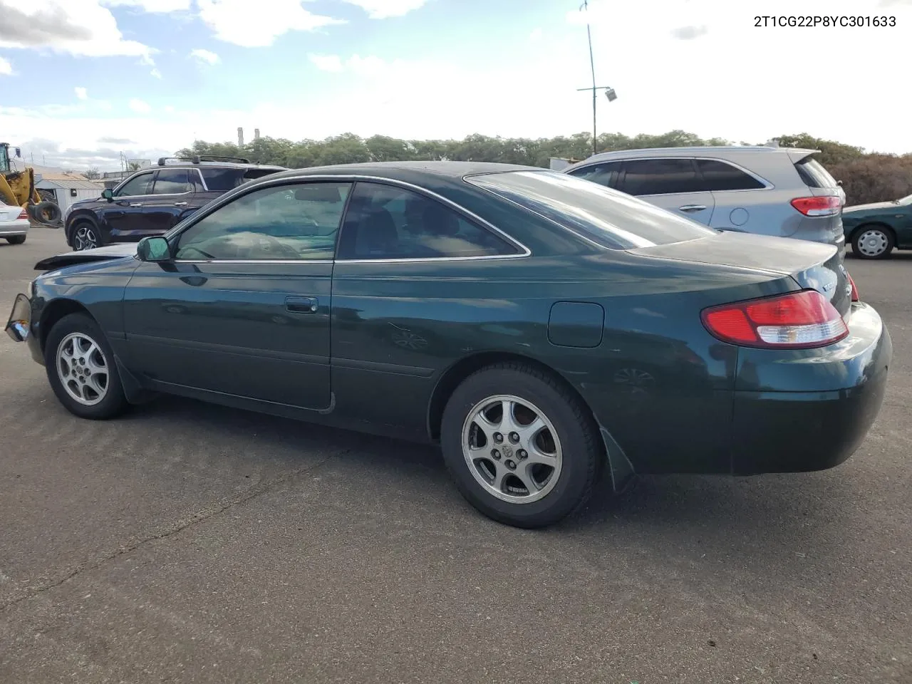 2000 Toyota Camry Solara Se VIN: 2T1CG22P8YC301633 Lot: 65861784