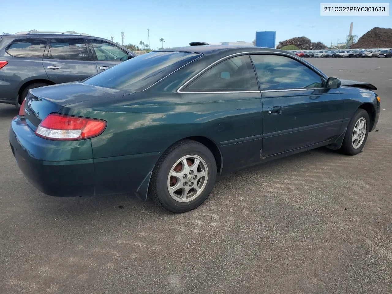 2000 Toyota Camry Solara Se VIN: 2T1CG22P8YC301633 Lot: 65861784