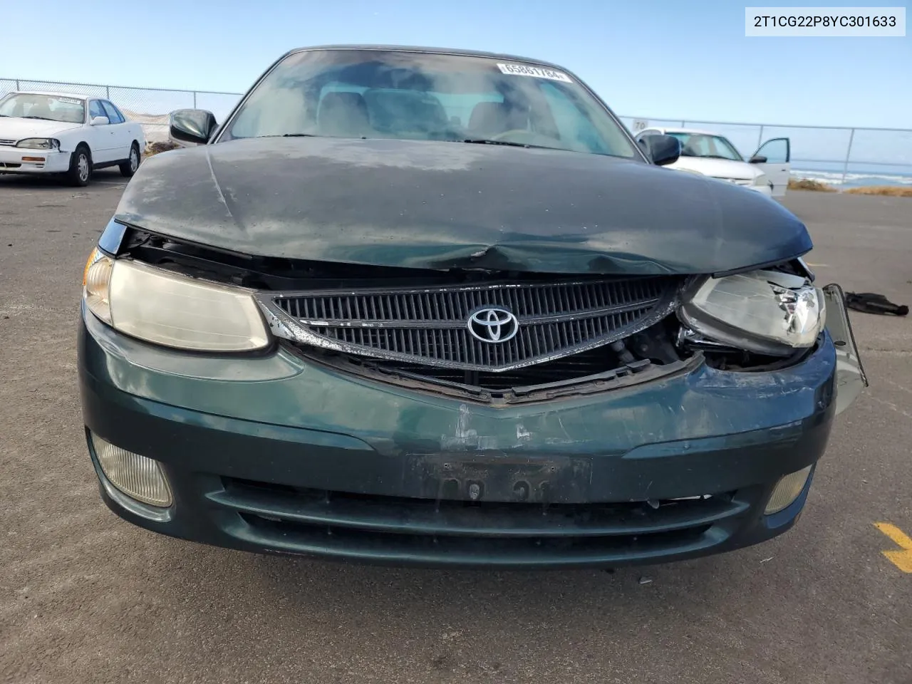 2000 Toyota Camry Solara Se VIN: 2T1CG22P8YC301633 Lot: 65861784