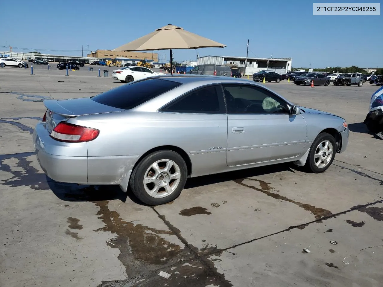 2000 Toyota Camry Solara Se VIN: 2T1CF22P2YC348255 Lot: 67386344