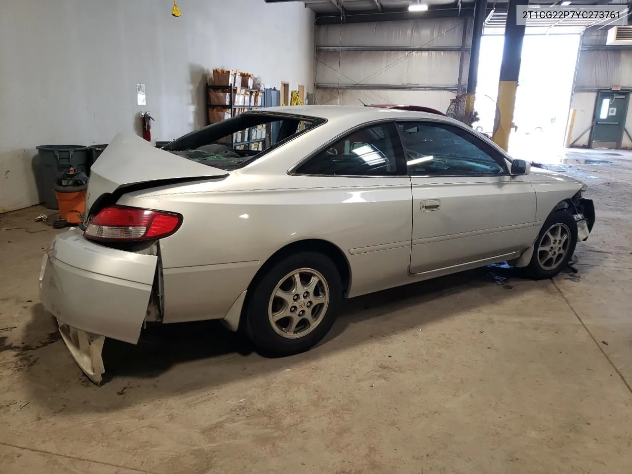 2000 Toyota Camry Solara Se VIN: 2T1CG22P7YC273761 Lot: 67965974