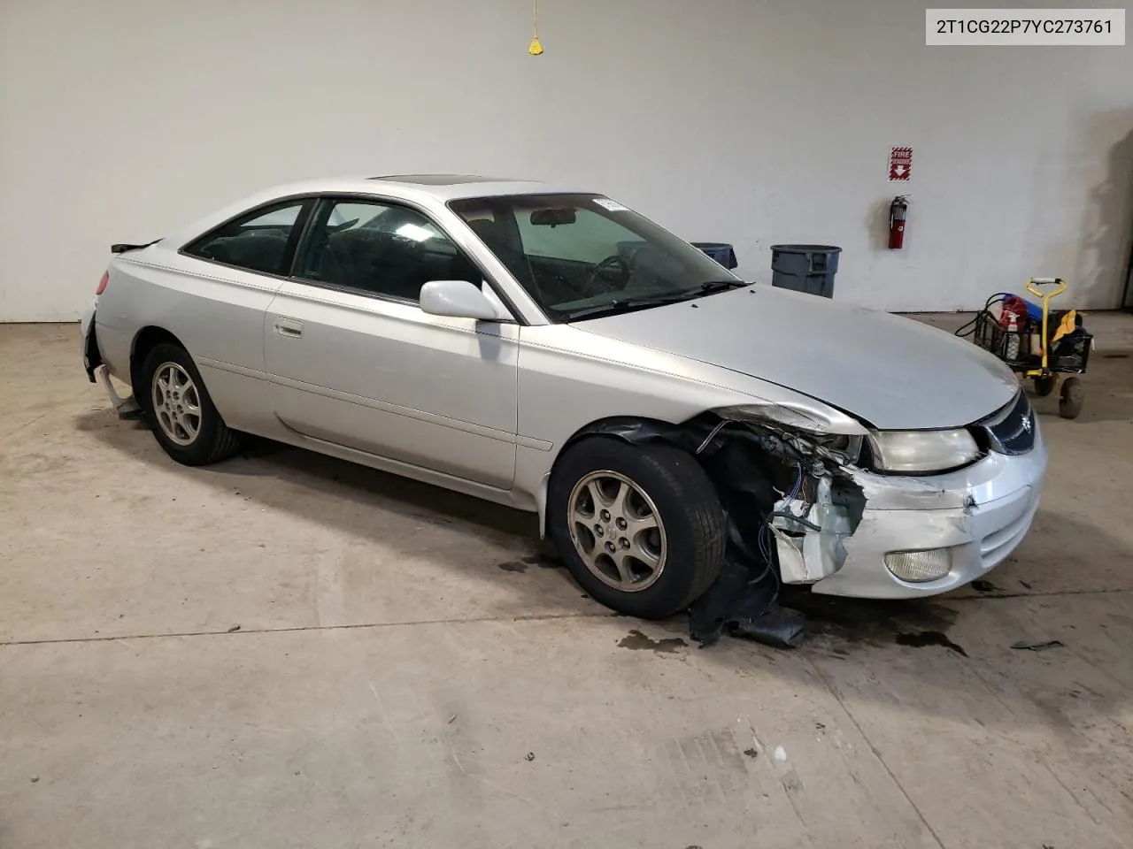 2000 Toyota Camry Solara Se VIN: 2T1CG22P7YC273761 Lot: 67965974