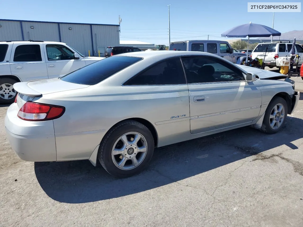 2000 Toyota Camry Solara Se VIN: 2T1CF28P6YC347925 Lot: 69117284