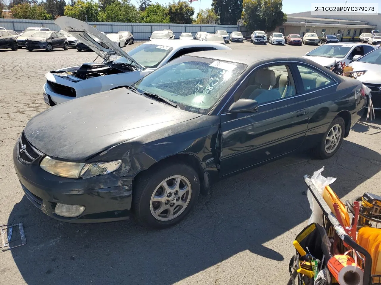 2000 Toyota Camry Solara Se VIN: 2T1CG22P0YC379078 Lot: 70682414