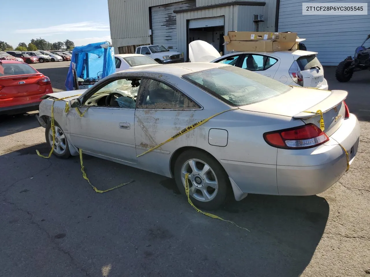 2000 Toyota Camry Solara Se VIN: 2T1CF28P6YC305545 Lot: 70688944