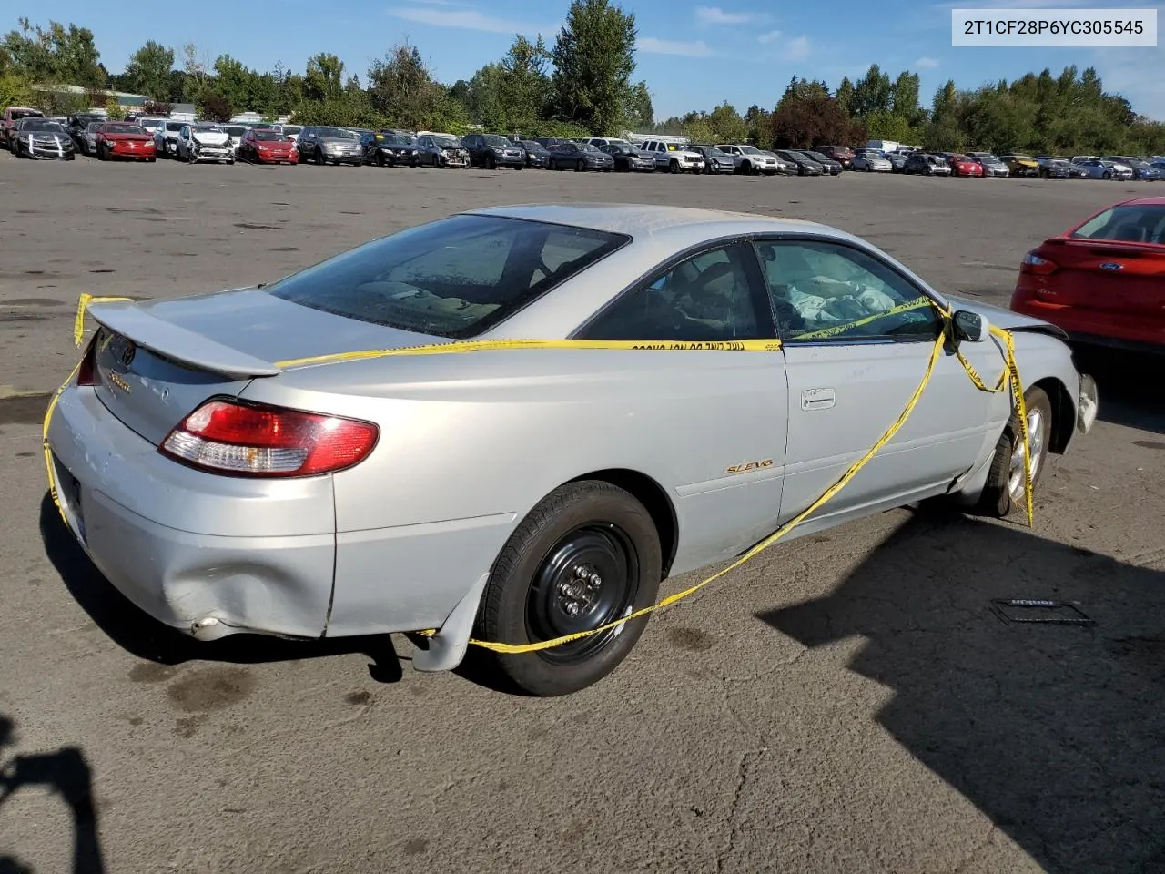 2000 Toyota Camry Solara Se VIN: 2T1CF28P6YC305545 Lot: 70688944