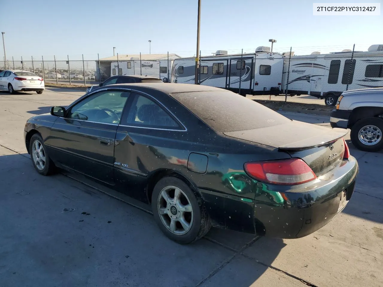 2000 Toyota Camry Solara Se VIN: 2T1CF22P1YC312427 Lot: 72077714