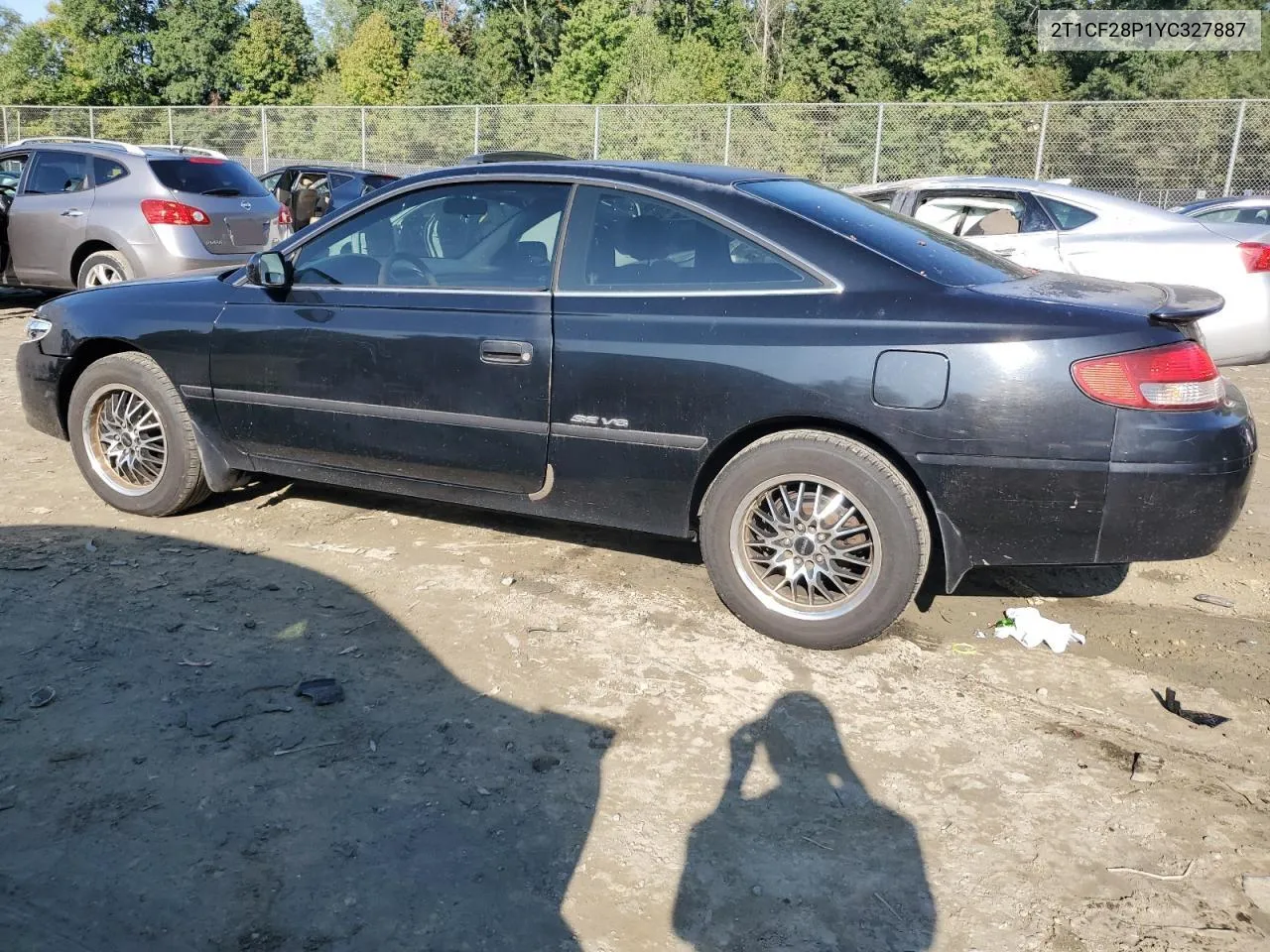 2000 Toyota Camry Solara Se VIN: 2T1CF28P1YC327887 Lot: 72334924