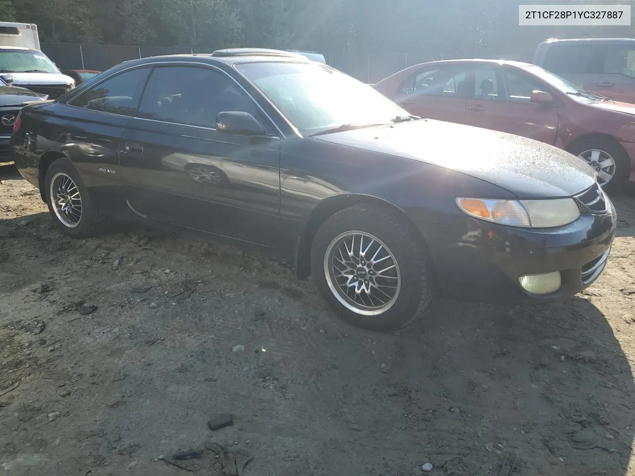 2000 Toyota Camry Solara Se VIN: 2T1CF28P1YC327887 Lot: 72334924