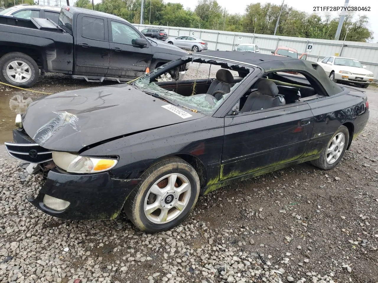 2000 Toyota Camry Solara Se VIN: 2T1FF28P7YC380462 Lot: 73055924