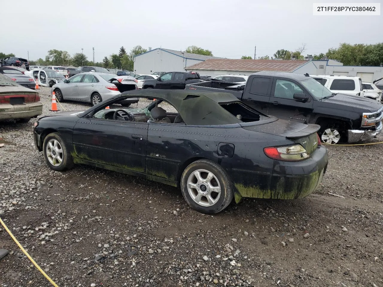 2000 Toyota Camry Solara Se VIN: 2T1FF28P7YC380462 Lot: 73055924