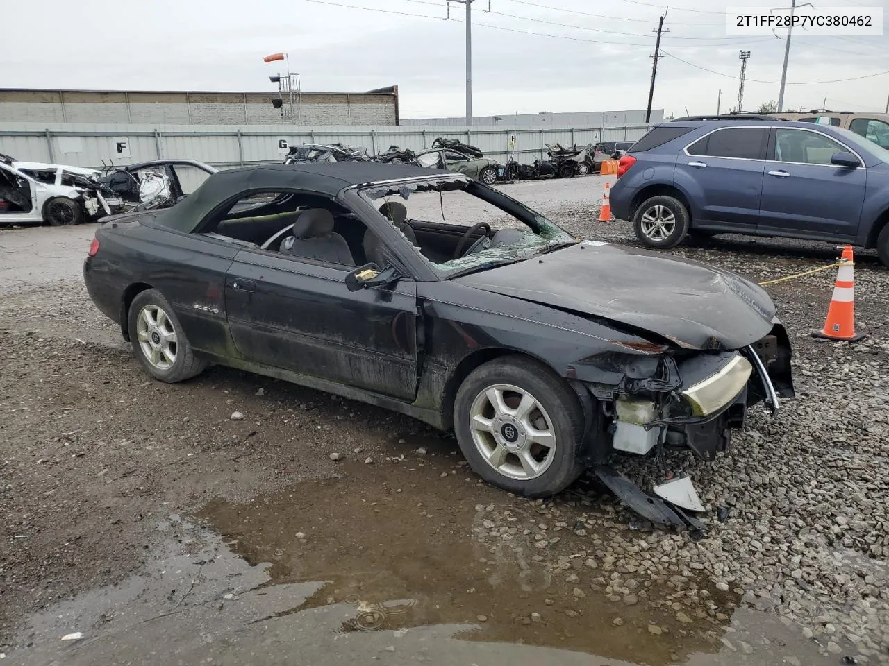 2000 Toyota Camry Solara Se VIN: 2T1FF28P7YC380462 Lot: 73055924