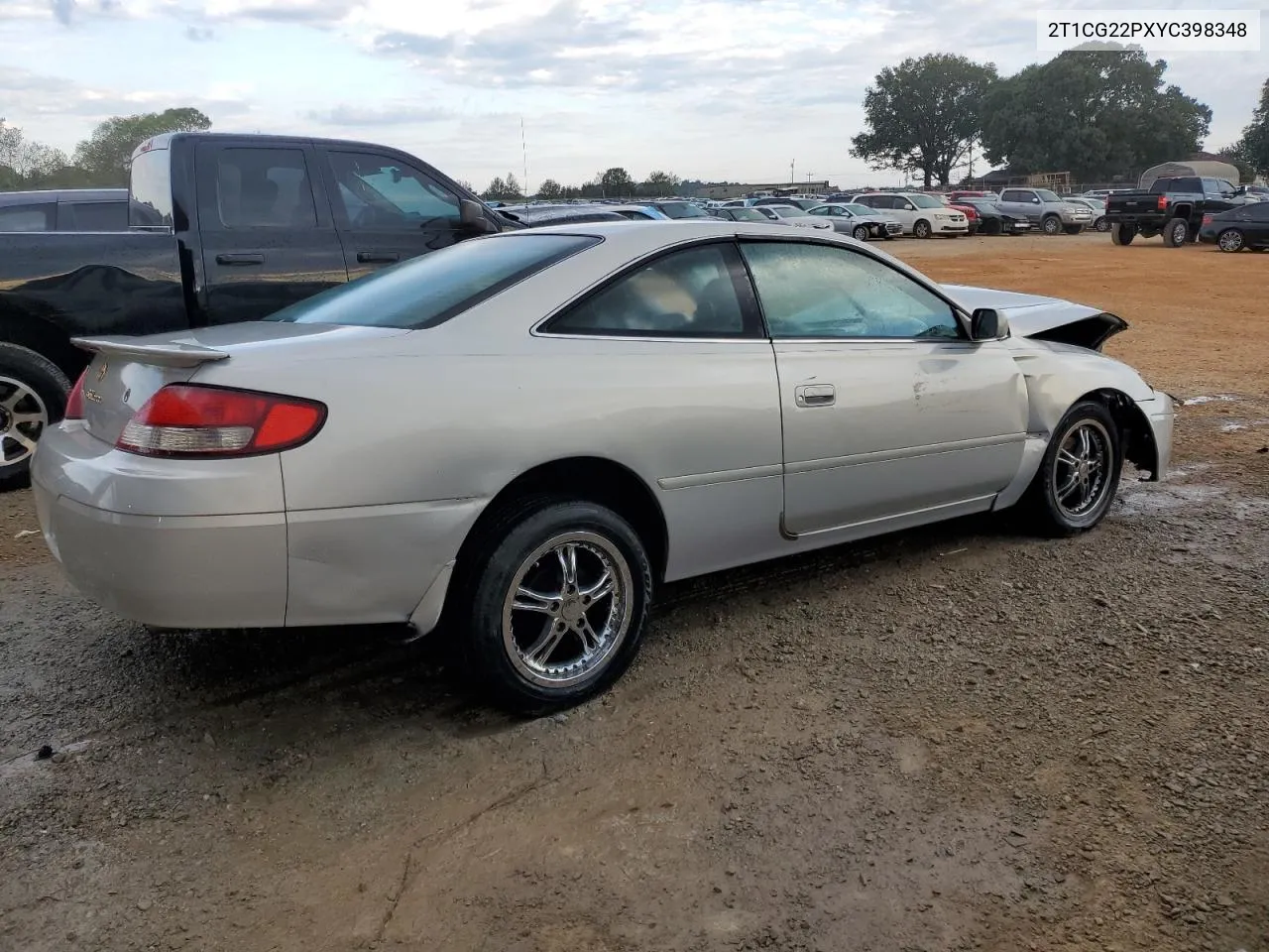 2000 Toyota Camry Solara Se VIN: 2T1CG22PXYC398348 Lot: 74207024