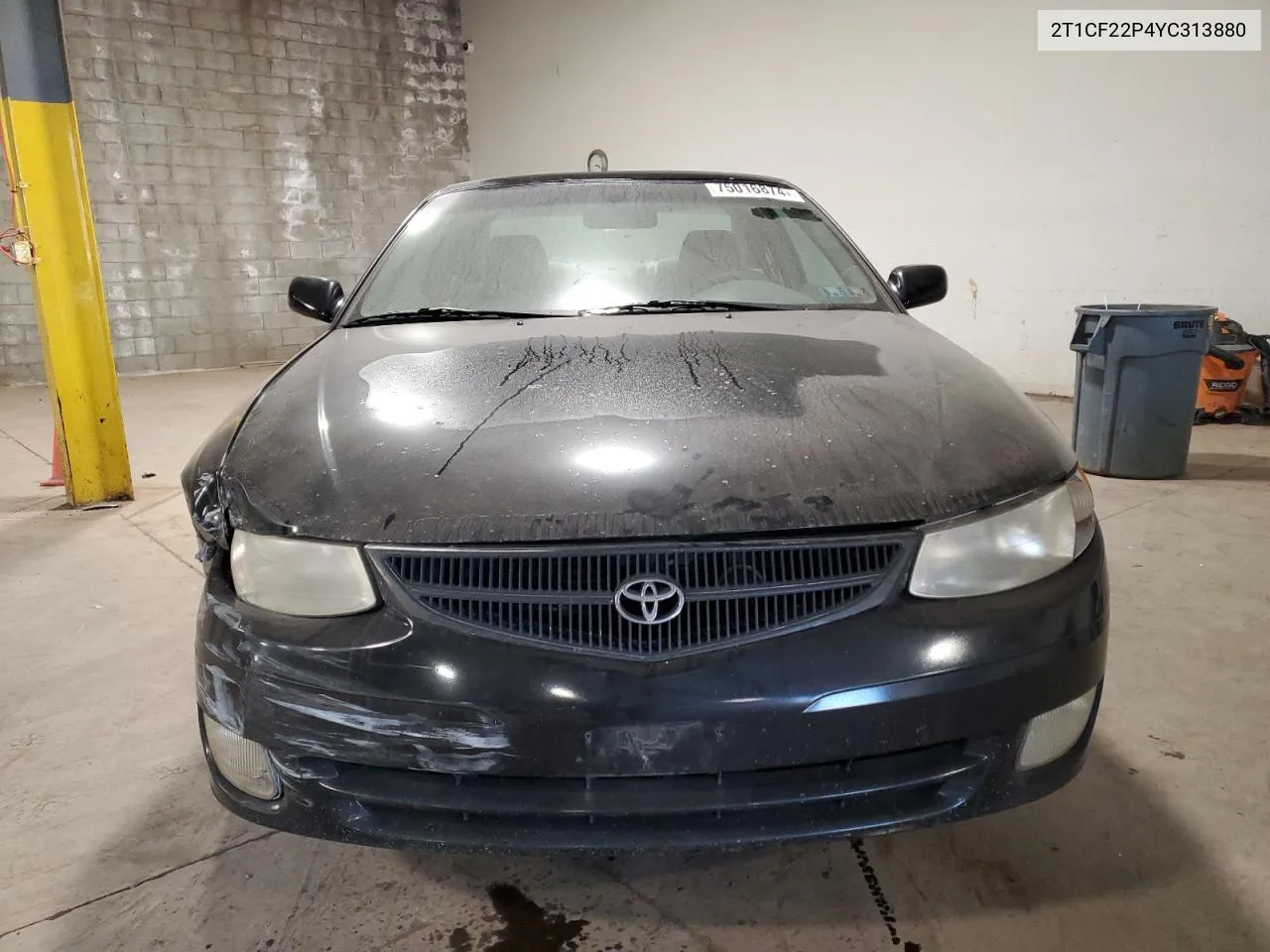 2000 Toyota Camry Solara Se VIN: 2T1CF22P4YC313880 Lot: 75016874