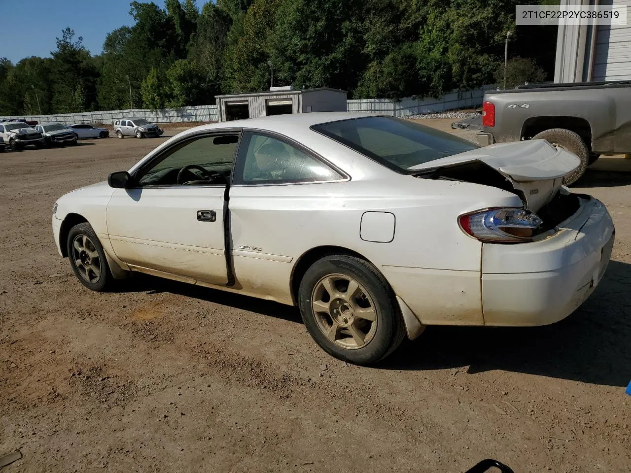 2000 Toyota Camry Solara Se VIN: 2T1CF22P2YC386519 Lot: 75430634