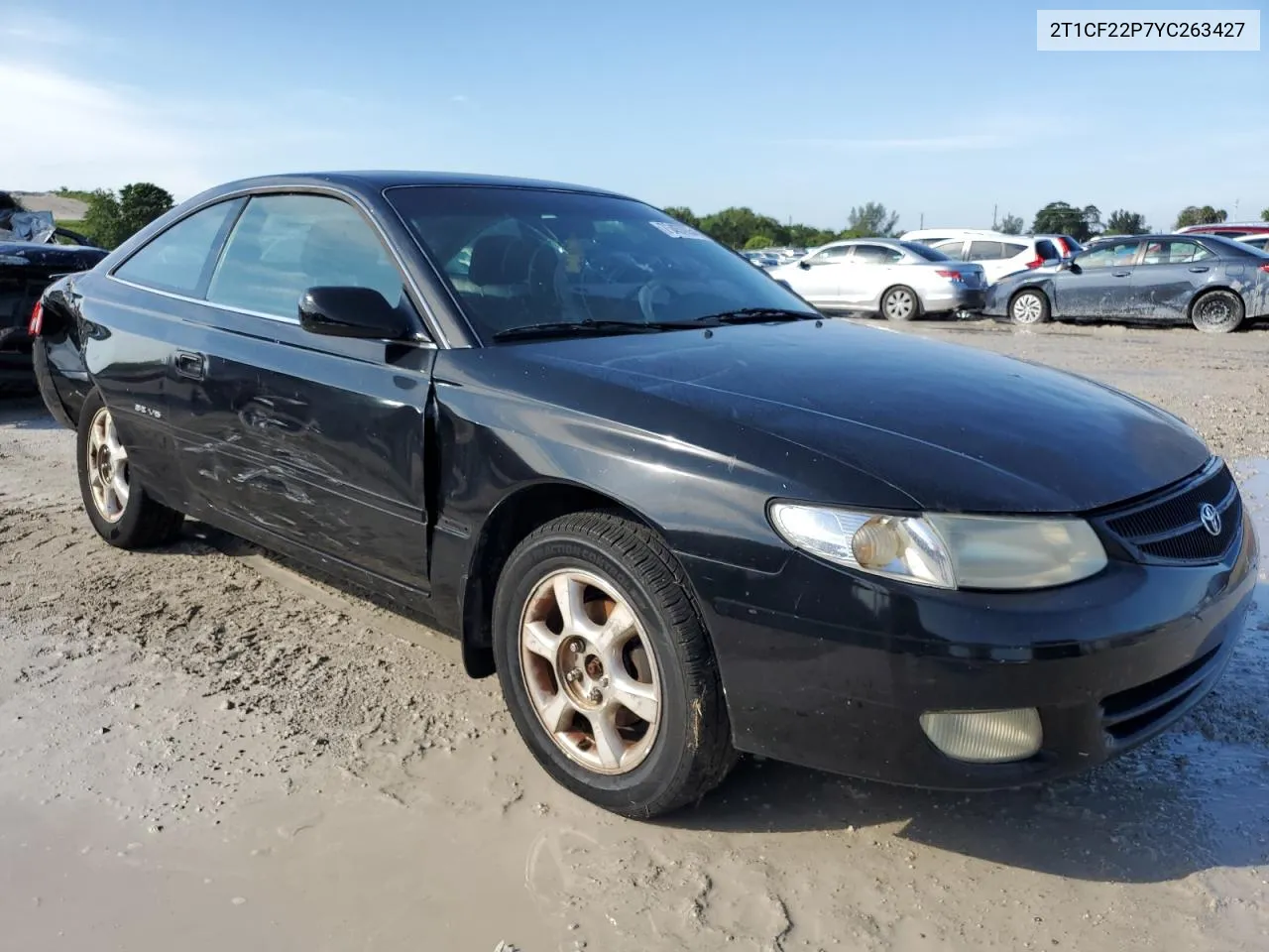 2000 Toyota Camry Solara Se VIN: 2T1CF22P7YC263427 Lot: 76457634