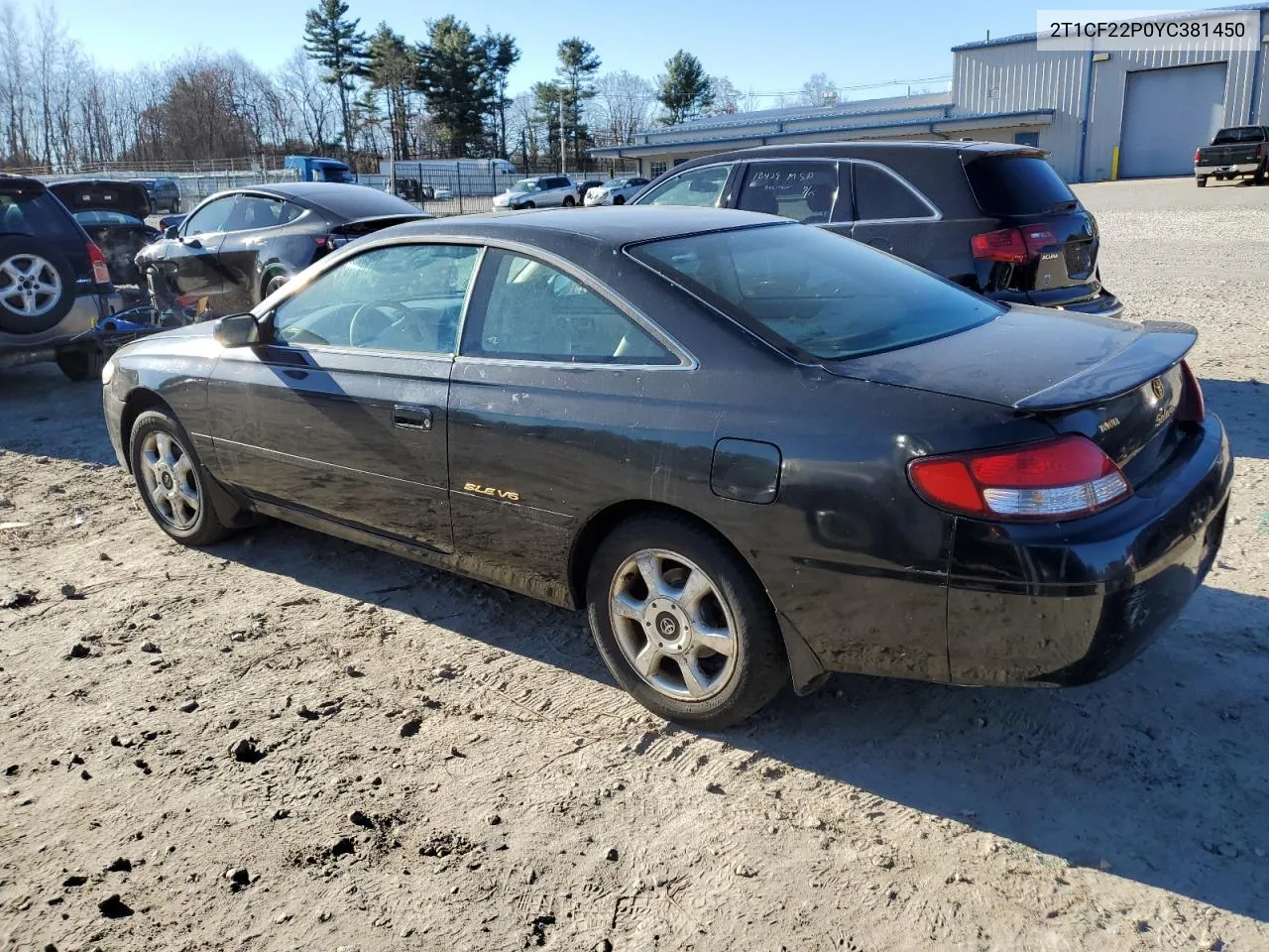 2000 Toyota Camry Solara Se VIN: 2T1CF22P0YC381450 Lot: 79340064