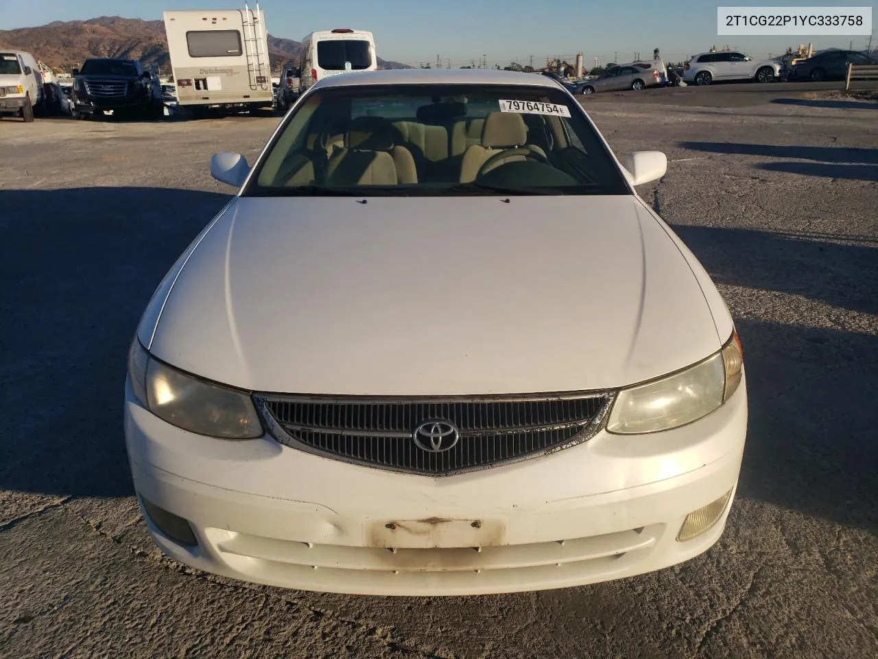 2000 Toyota Camry Solara Se VIN: 2T1CG22P1YC333758 Lot: 79764754