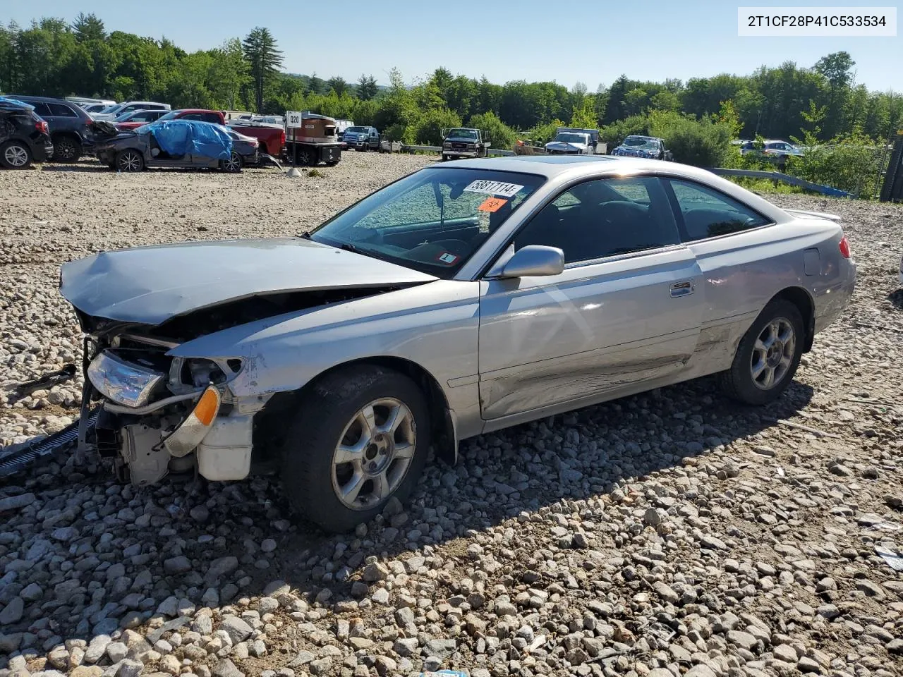 2001 Toyota Camry Solara Se VIN: 2T1CF28P41C533534 Lot: 58817114