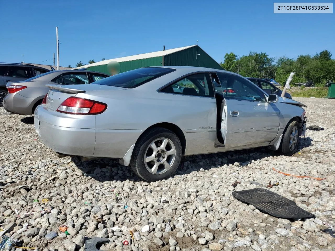 2001 Toyota Camry Solara Se VIN: 2T1CF28P41C533534 Lot: 58817114