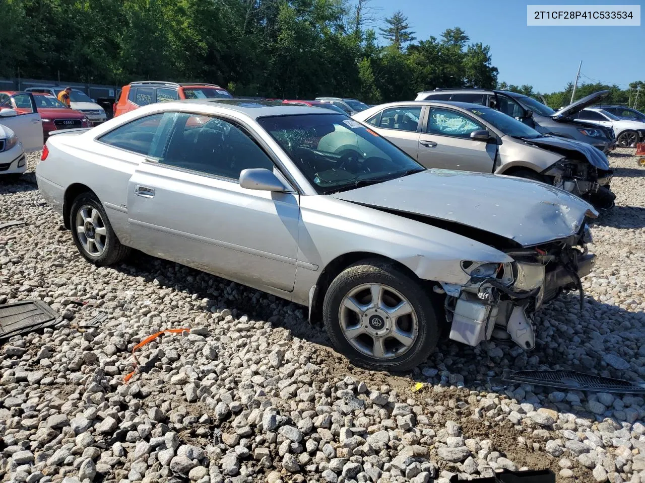 2001 Toyota Camry Solara Se VIN: 2T1CF28P41C533534 Lot: 58817114