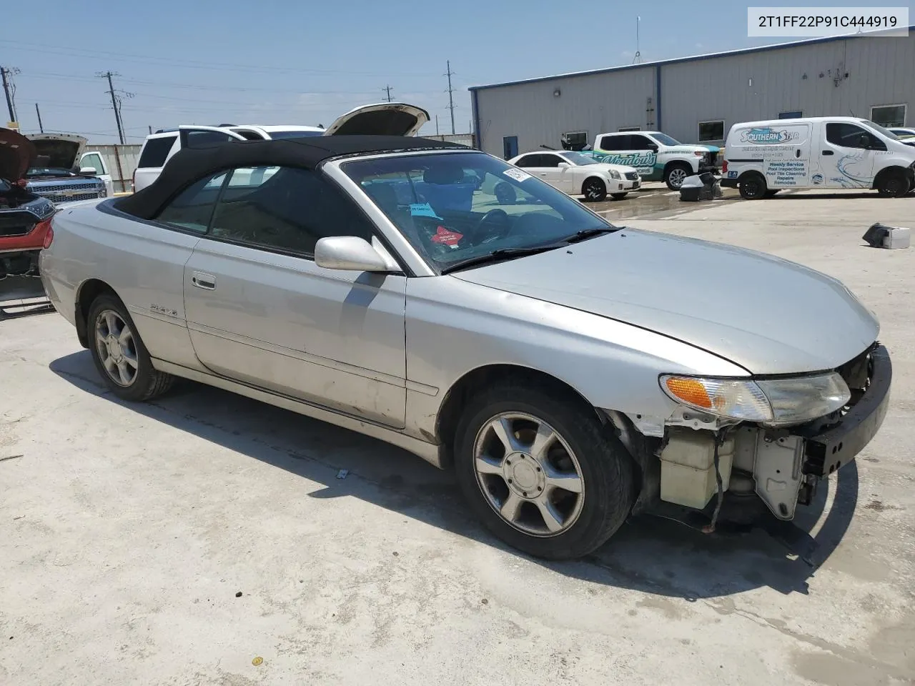 2001 Toyota Camry Solara Se VIN: 2T1FF22P91C444919 Lot: 62947124