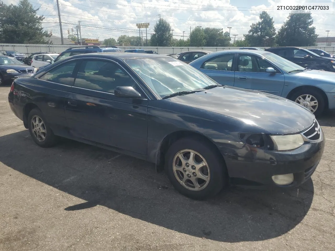 2T1CG22P01C477033 2001 Toyota Camry Solara Se