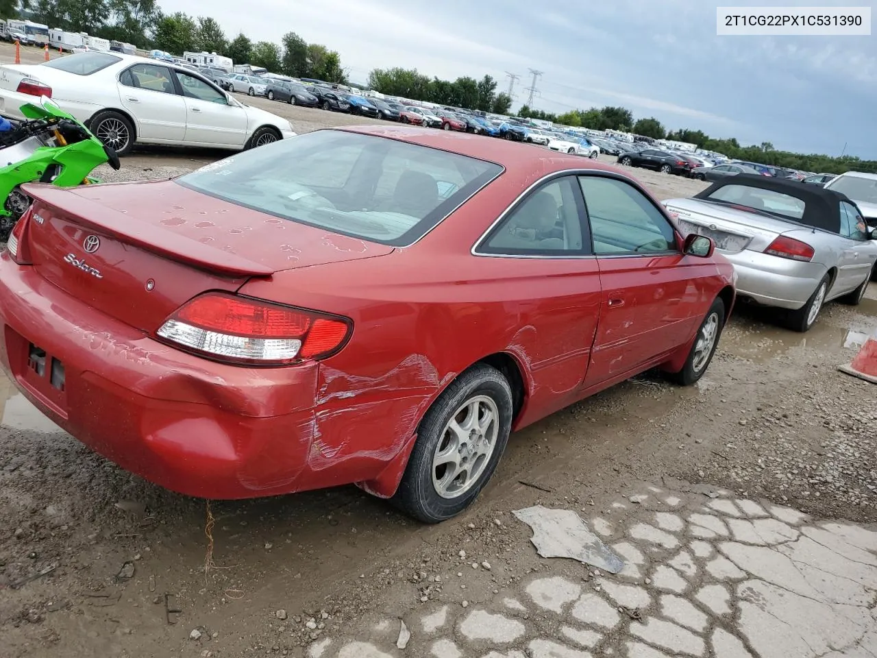 2001 Toyota Camry Solara Se VIN: 2T1CG22PX1C531390 Lot: 70049014