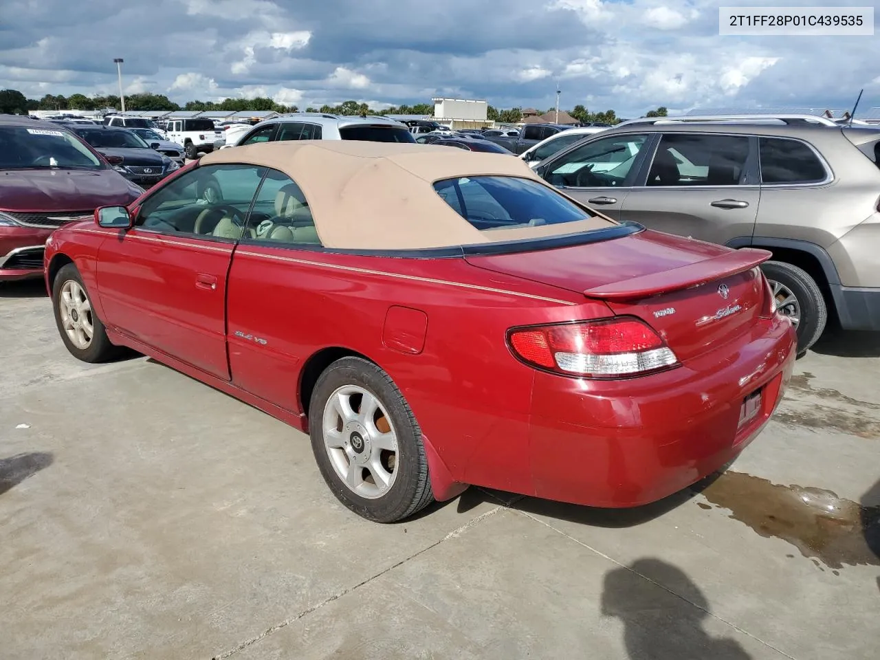 2001 Toyota Camry Solara Se VIN: 2T1FF28P01C439535 Lot: 74209894