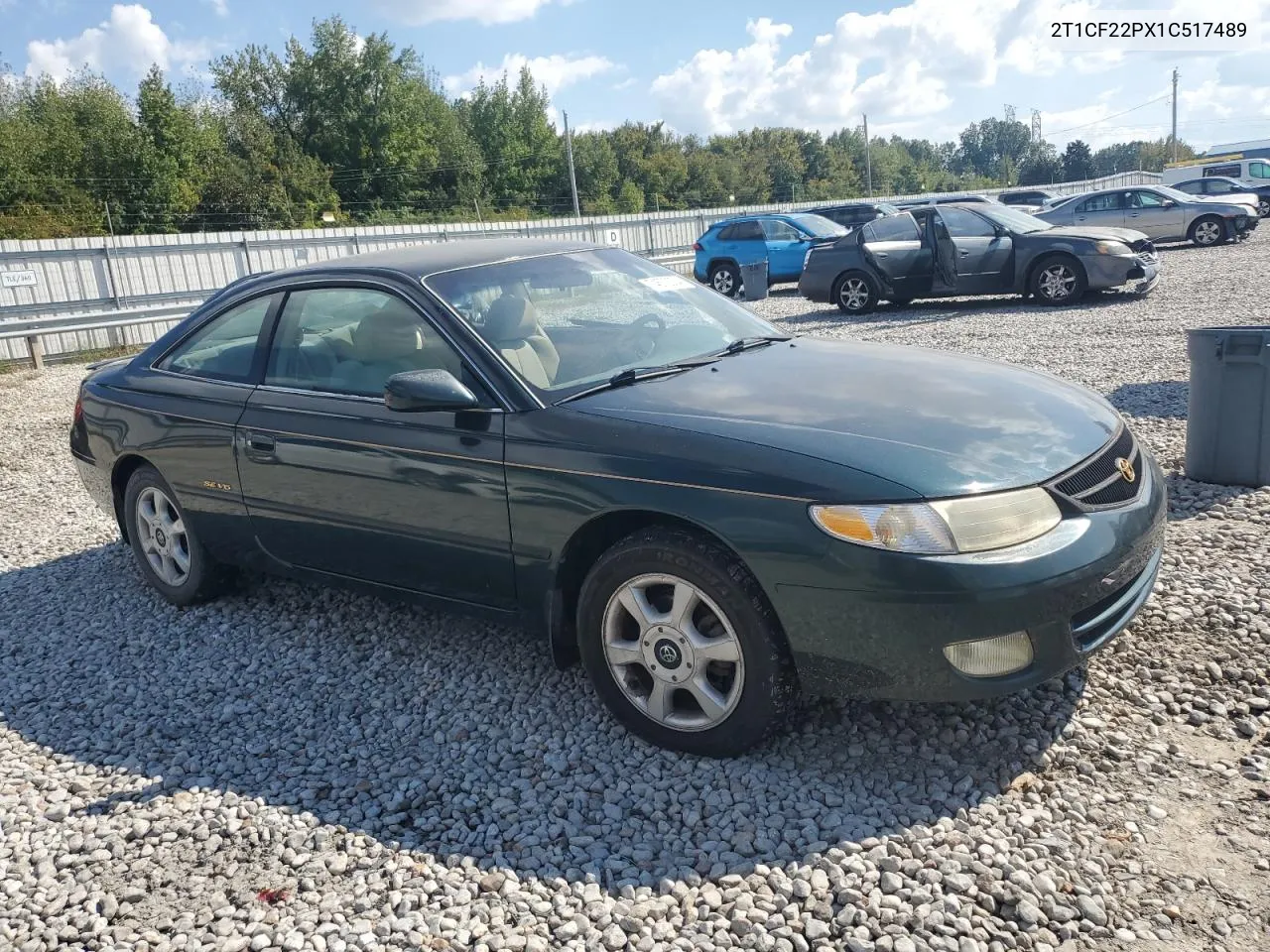 2001 Toyota Camry Solara Se VIN: 2T1CF22PX1C517489 Lot: 74572334