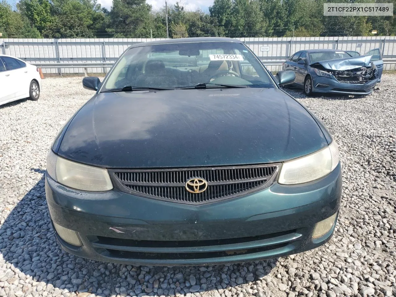 2001 Toyota Camry Solara Se VIN: 2T1CF22PX1C517489 Lot: 74572334