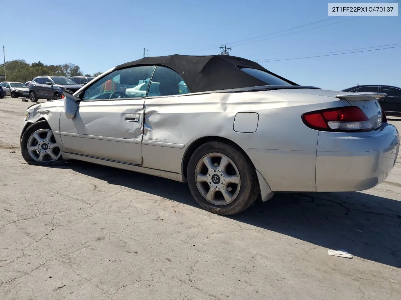 2001 Toyota Camry Solara Se VIN: 2T1FF22PX1C470137 Lot: 74852164