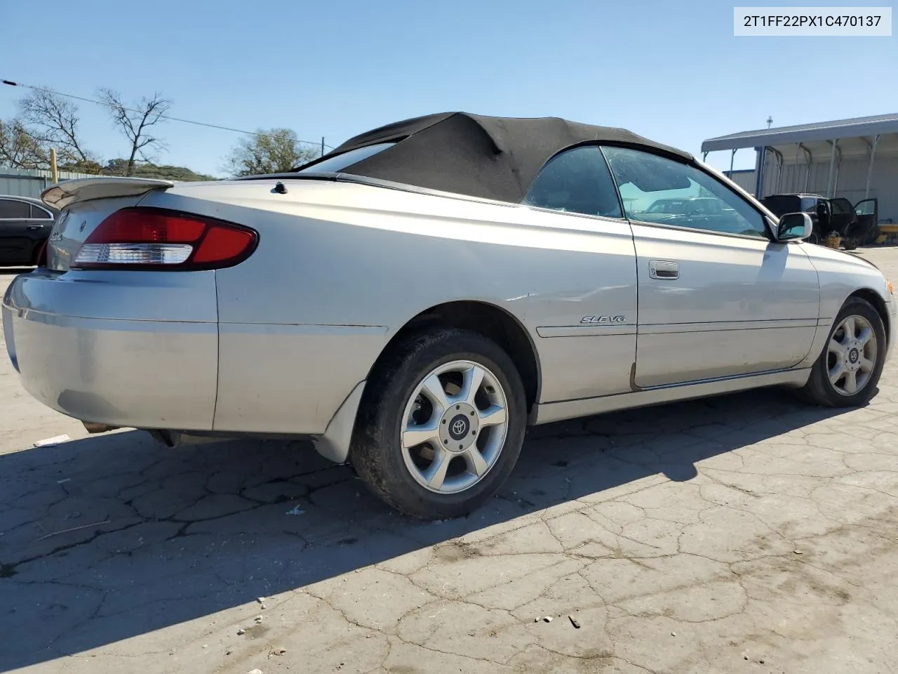 2001 Toyota Camry Solara Se VIN: 2T1FF22PX1C470137 Lot: 74852164