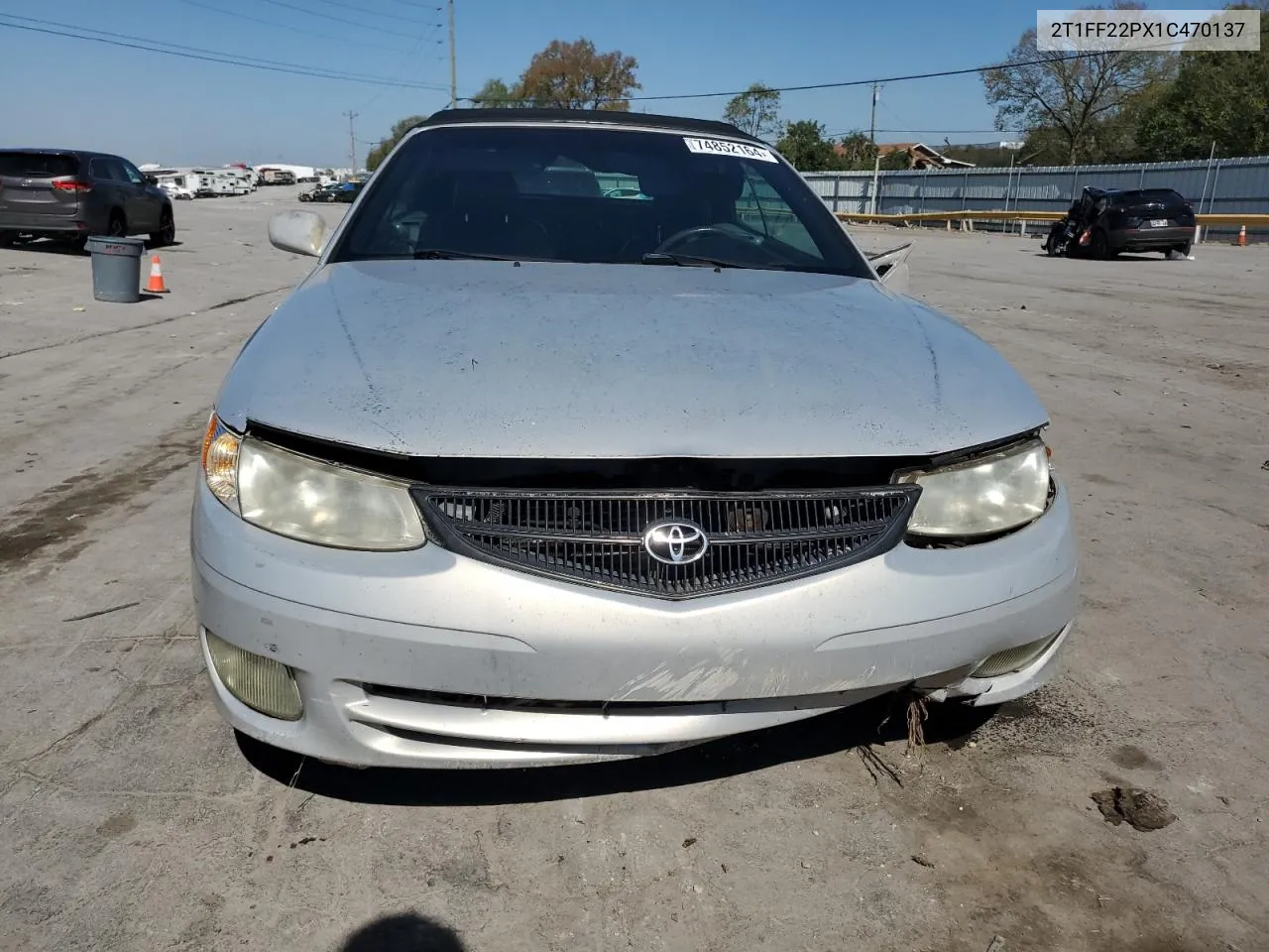 2001 Toyota Camry Solara Se VIN: 2T1FF22PX1C470137 Lot: 74852164